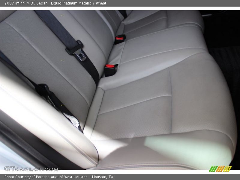 Liquid Platinum Metallic / Wheat 2007 Infiniti M 35 Sedan