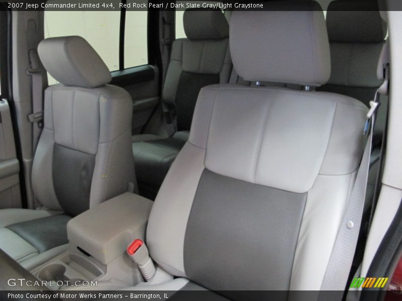 Red Rock Pearl / Dark Slate Gray/Light Graystone 2007 Jeep Commander Limited 4x4