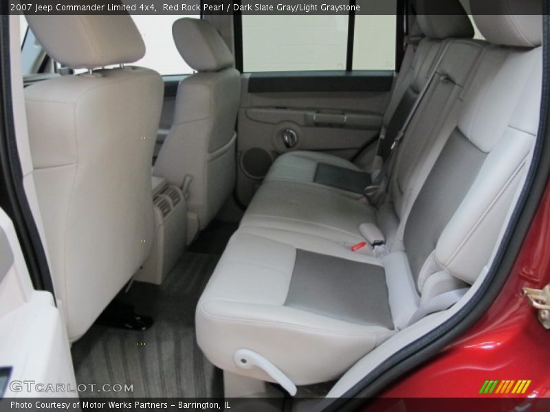 Red Rock Pearl / Dark Slate Gray/Light Graystone 2007 Jeep Commander Limited 4x4