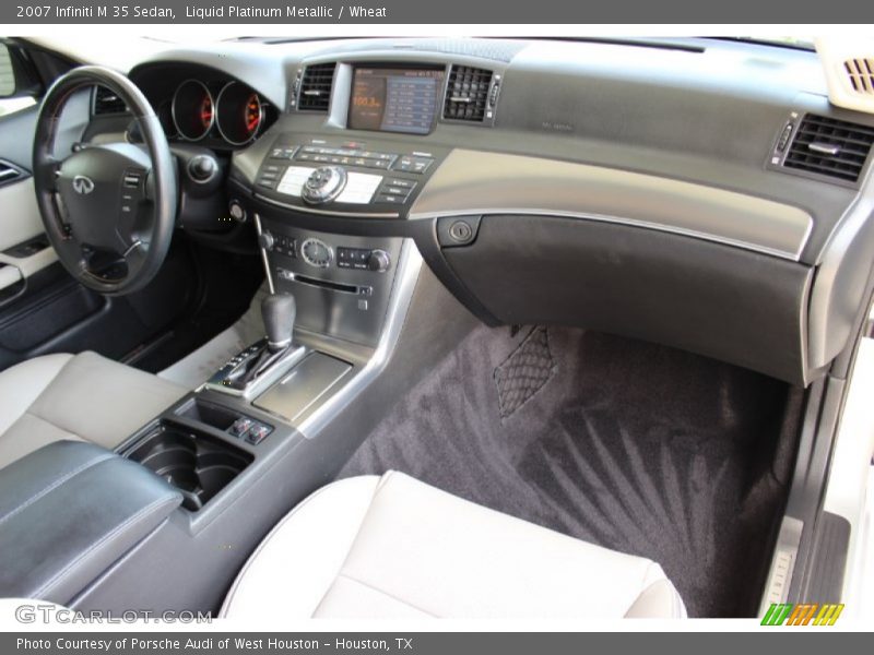 Liquid Platinum Metallic / Wheat 2007 Infiniti M 35 Sedan