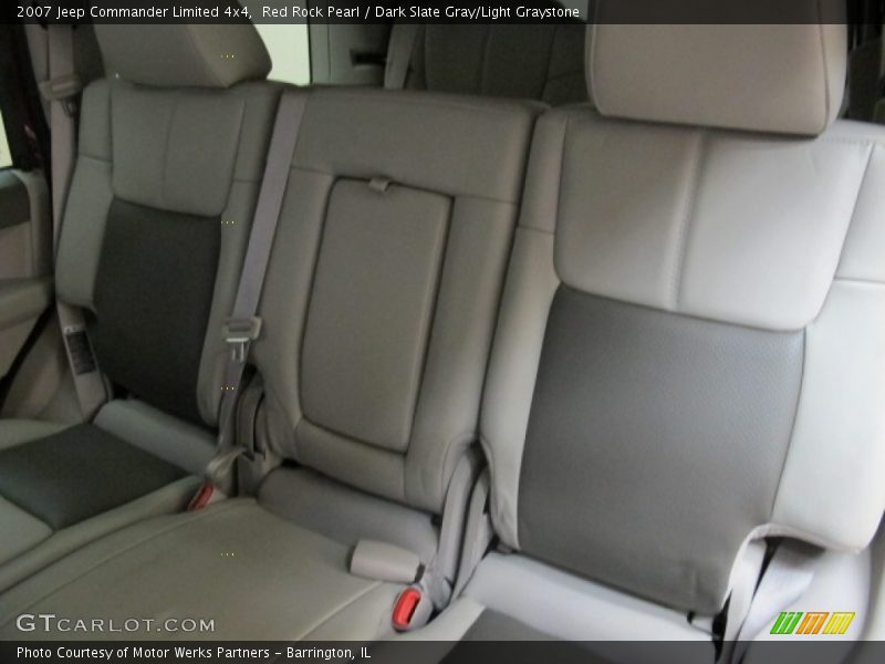 Red Rock Pearl / Dark Slate Gray/Light Graystone 2007 Jeep Commander Limited 4x4