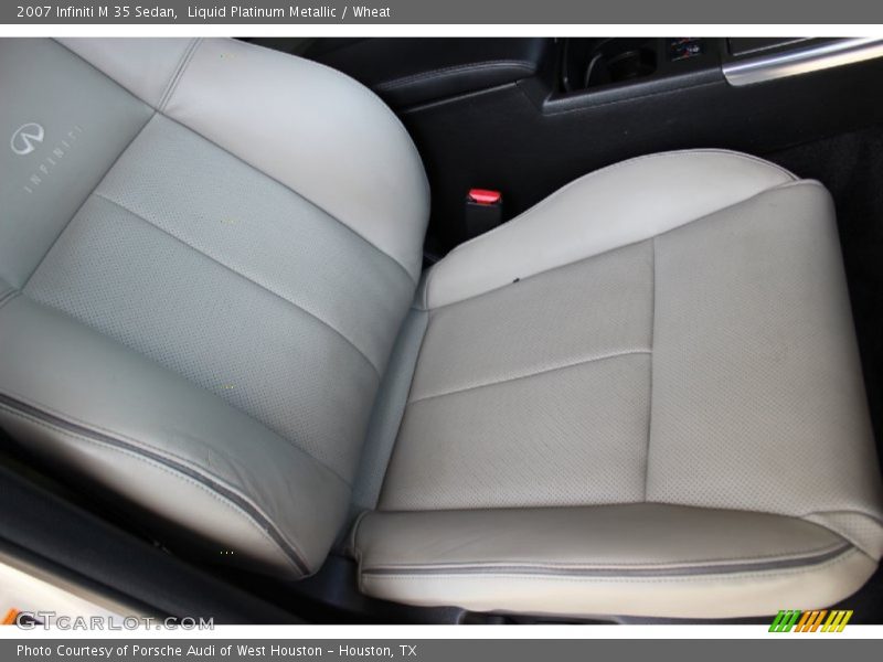 Liquid Platinum Metallic / Wheat 2007 Infiniti M 35 Sedan