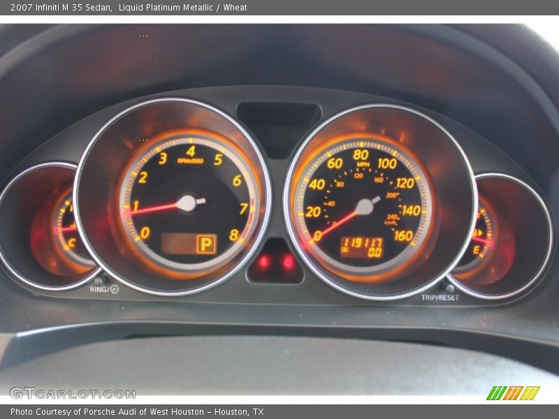 Liquid Platinum Metallic / Wheat 2007 Infiniti M 35 Sedan