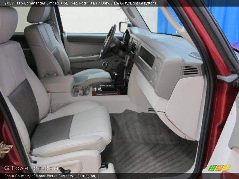 Red Rock Pearl / Dark Slate Gray/Light Graystone 2007 Jeep Commander Limited 4x4