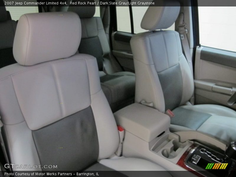 Red Rock Pearl / Dark Slate Gray/Light Graystone 2007 Jeep Commander Limited 4x4