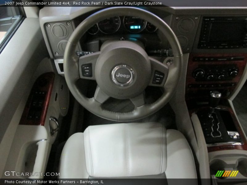 Red Rock Pearl / Dark Slate Gray/Light Graystone 2007 Jeep Commander Limited 4x4