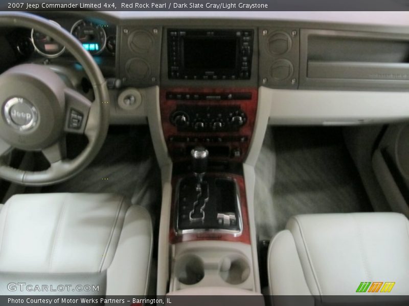Red Rock Pearl / Dark Slate Gray/Light Graystone 2007 Jeep Commander Limited 4x4