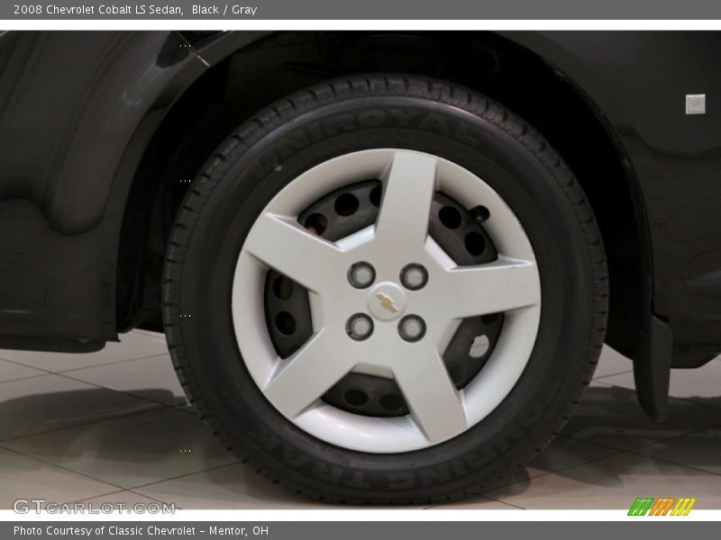 Black / Gray 2008 Chevrolet Cobalt LS Sedan