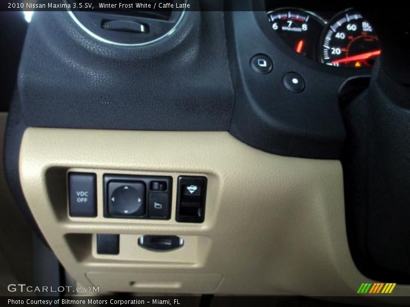 Winter Frost White / Caffe Latte 2010 Nissan Maxima 3.5 SV