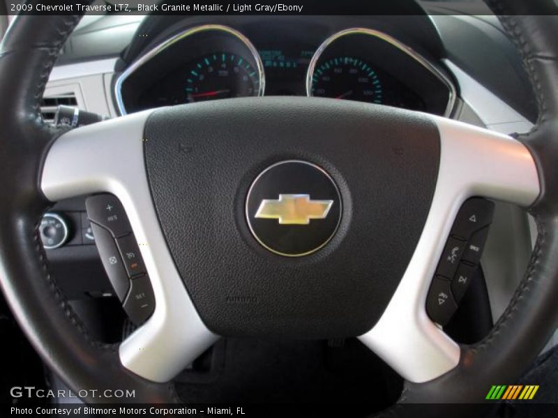 Black Granite Metallic / Light Gray/Ebony 2009 Chevrolet Traverse LTZ