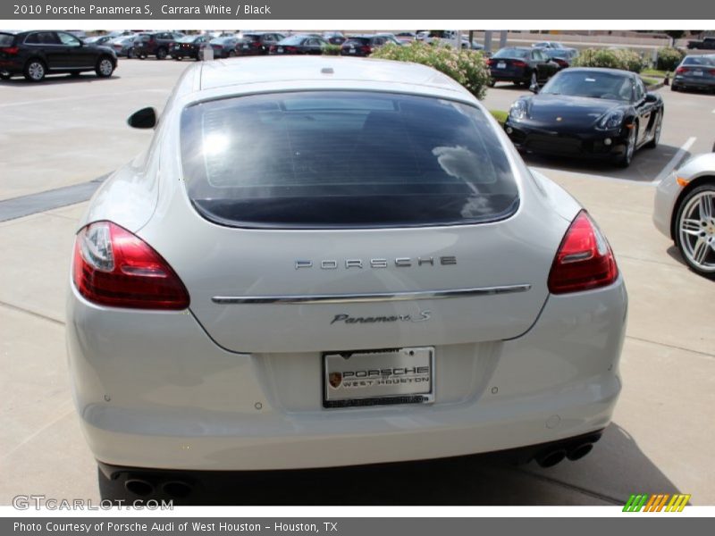 Carrara White / Black 2010 Porsche Panamera S