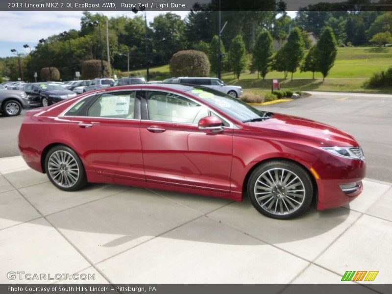 Ruby Red / Light Dune 2013 Lincoln MKZ 2.0L EcoBoost AWD