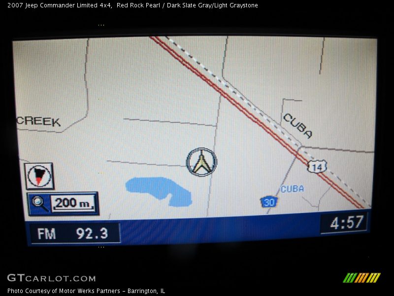 Red Rock Pearl / Dark Slate Gray/Light Graystone 2007 Jeep Commander Limited 4x4