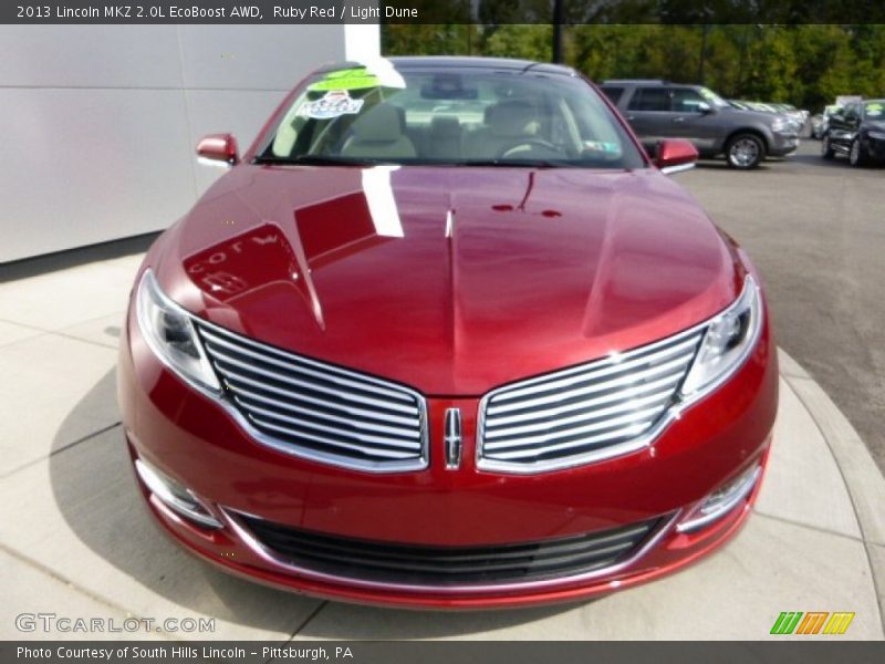 Ruby Red / Light Dune 2013 Lincoln MKZ 2.0L EcoBoost AWD