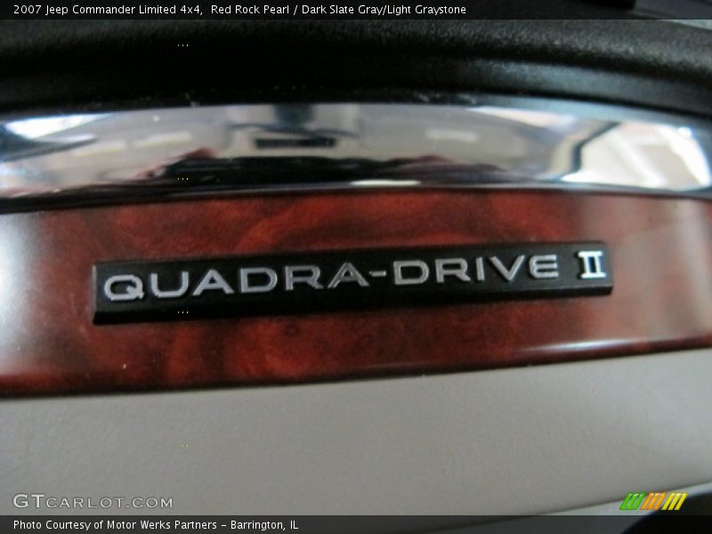 Red Rock Pearl / Dark Slate Gray/Light Graystone 2007 Jeep Commander Limited 4x4
