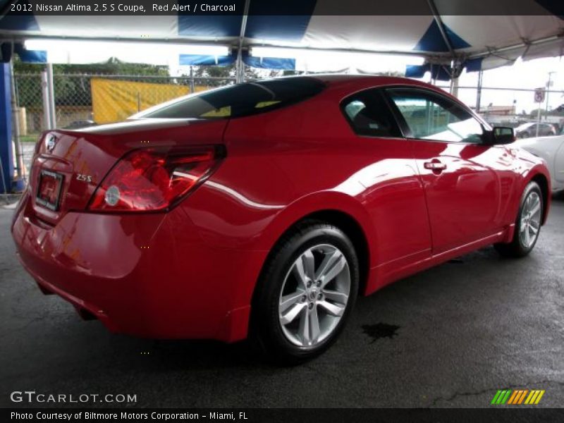 Red Alert / Charcoal 2012 Nissan Altima 2.5 S Coupe