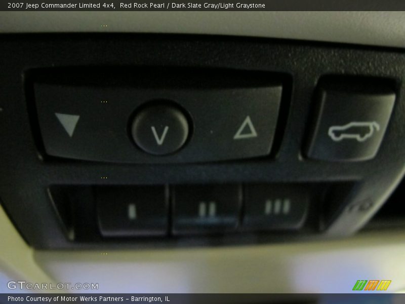 Red Rock Pearl / Dark Slate Gray/Light Graystone 2007 Jeep Commander Limited 4x4