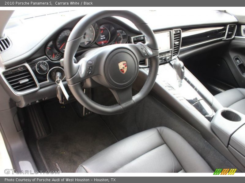 Black Interior - 2010 Panamera S 