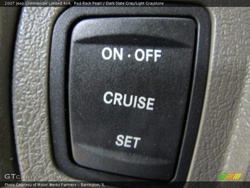 Red Rock Pearl / Dark Slate Gray/Light Graystone 2007 Jeep Commander Limited 4x4