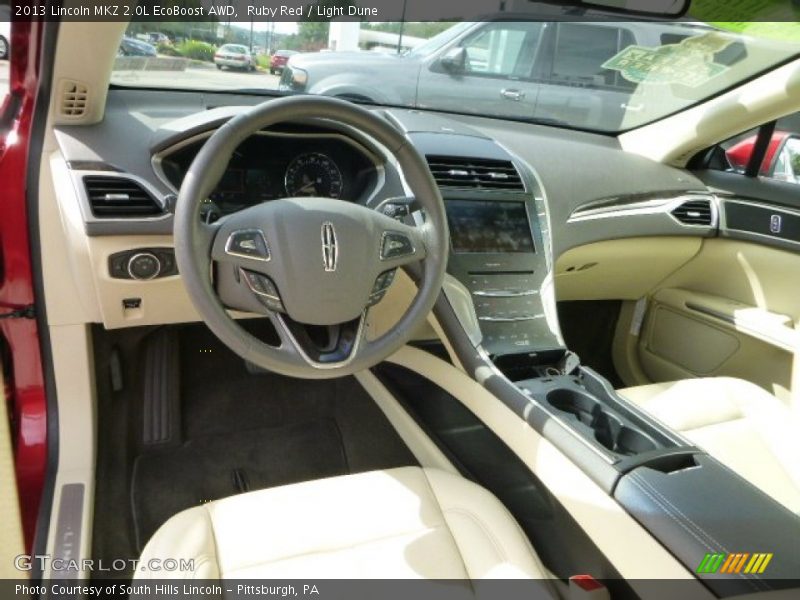 Ruby Red / Light Dune 2013 Lincoln MKZ 2.0L EcoBoost AWD