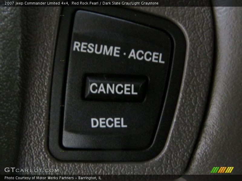 Red Rock Pearl / Dark Slate Gray/Light Graystone 2007 Jeep Commander Limited 4x4