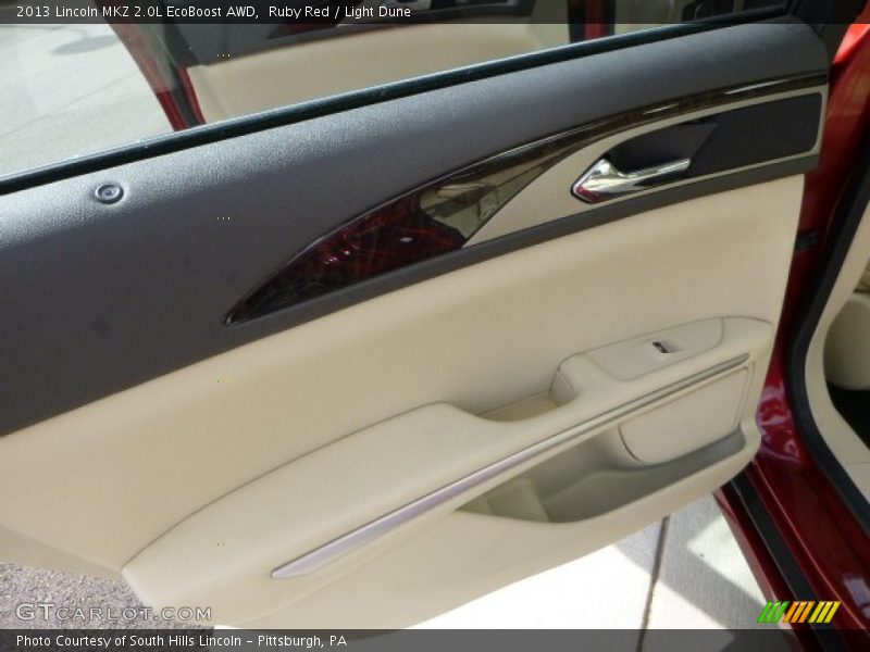 Ruby Red / Light Dune 2013 Lincoln MKZ 2.0L EcoBoost AWD