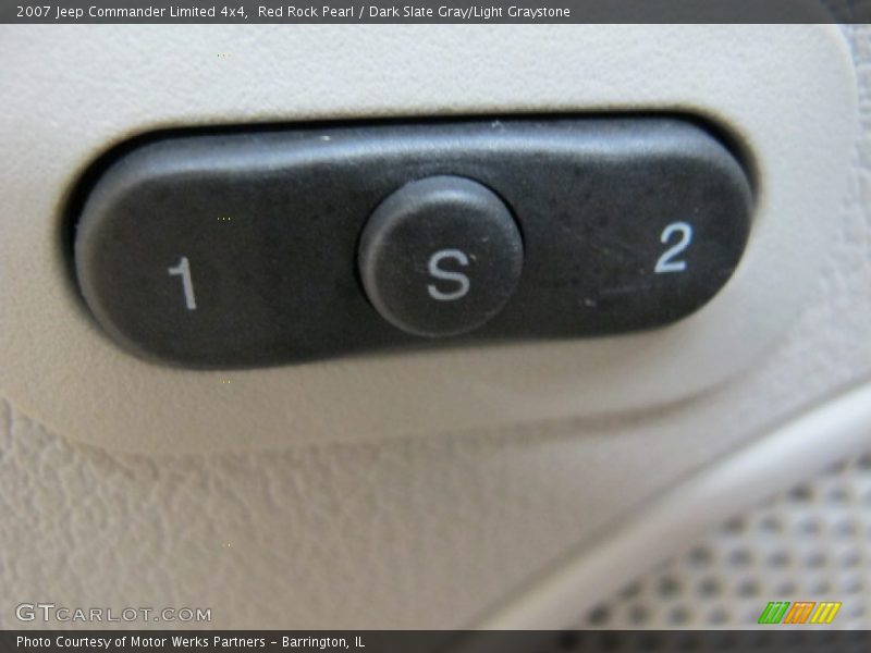 Red Rock Pearl / Dark Slate Gray/Light Graystone 2007 Jeep Commander Limited 4x4