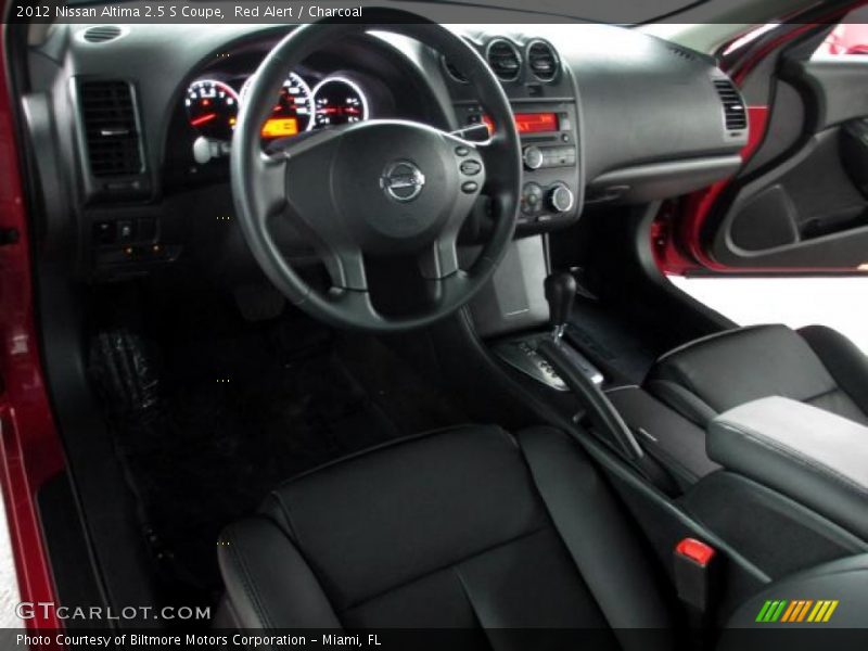 Red Alert / Charcoal 2012 Nissan Altima 2.5 S Coupe
