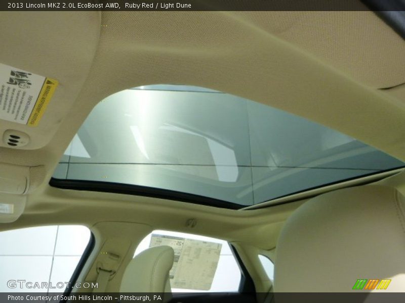 Ruby Red / Light Dune 2013 Lincoln MKZ 2.0L EcoBoost AWD