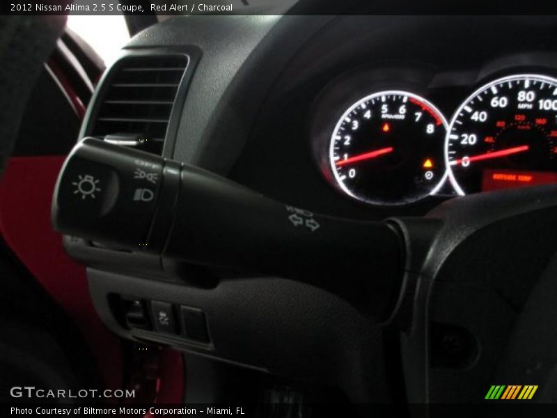 Red Alert / Charcoal 2012 Nissan Altima 2.5 S Coupe