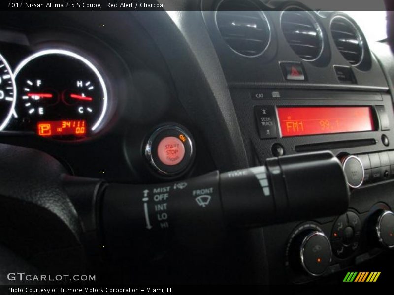 Red Alert / Charcoal 2012 Nissan Altima 2.5 S Coupe