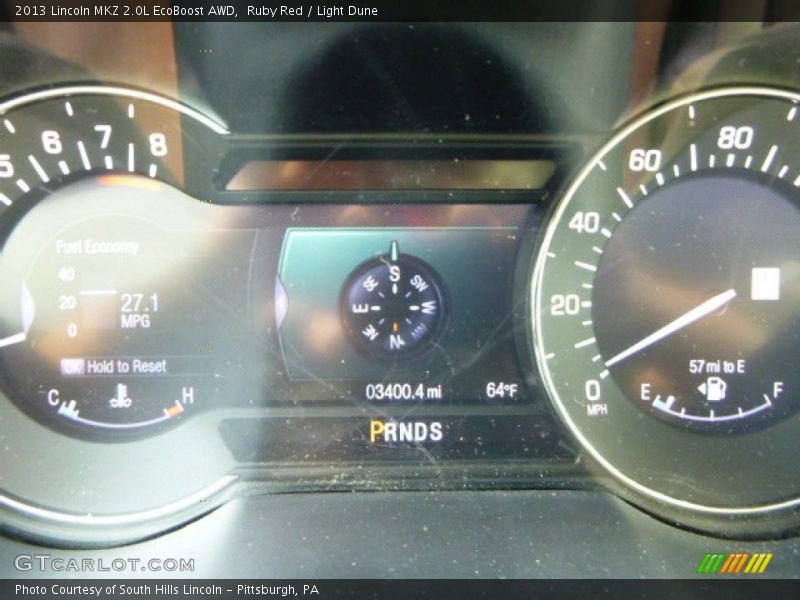 Ruby Red / Light Dune 2013 Lincoln MKZ 2.0L EcoBoost AWD
