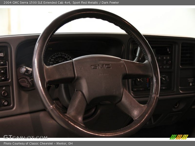  2004 Sierra 1500 SLE Extended Cab 4x4 Steering Wheel