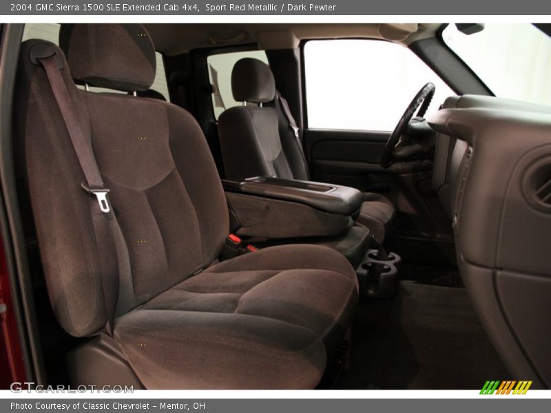 Front Seat of 2004 Sierra 1500 SLE Extended Cab 4x4