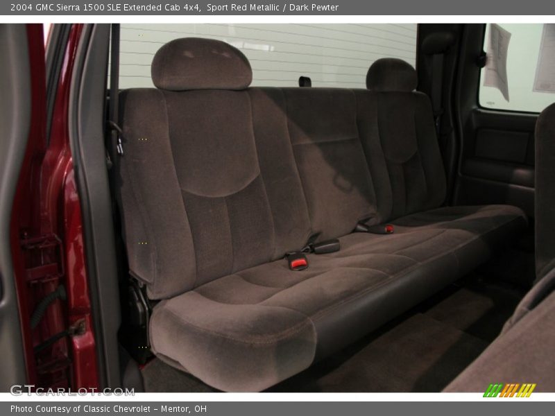Rear Seat of 2004 Sierra 1500 SLE Extended Cab 4x4