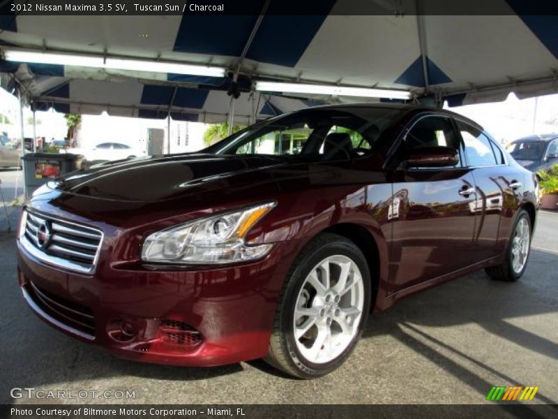 Tuscan Sun / Charcoal 2012 Nissan Maxima 3.5 SV