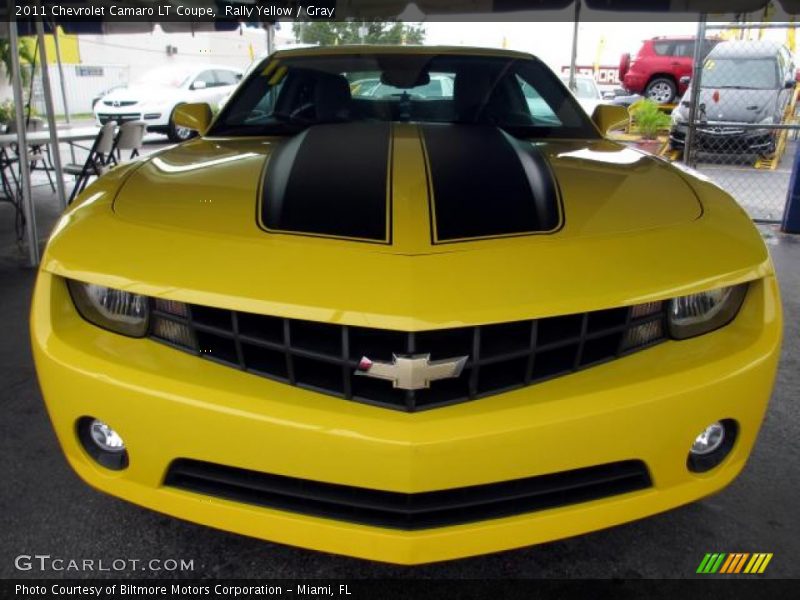 Rally Yellow / Gray 2011 Chevrolet Camaro LT Coupe