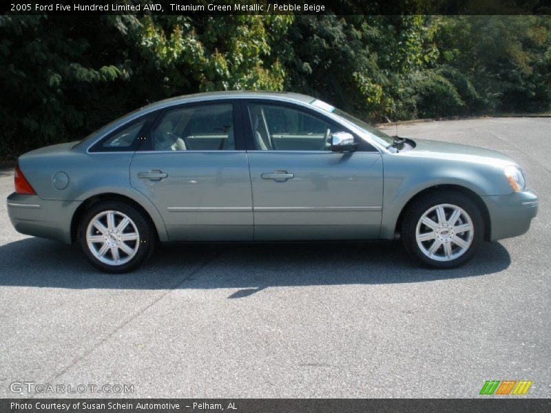 Titanium Green Metallic / Pebble Beige 2005 Ford Five Hundred Limited AWD