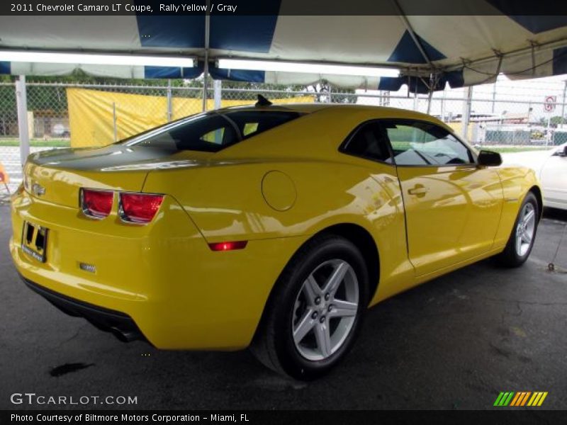 Rally Yellow / Gray 2011 Chevrolet Camaro LT Coupe