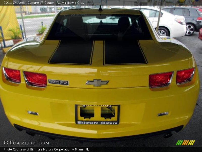 Rally Yellow / Gray 2011 Chevrolet Camaro LT Coupe