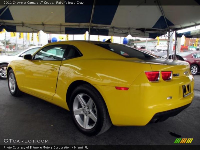 Rally Yellow / Gray 2011 Chevrolet Camaro LT Coupe