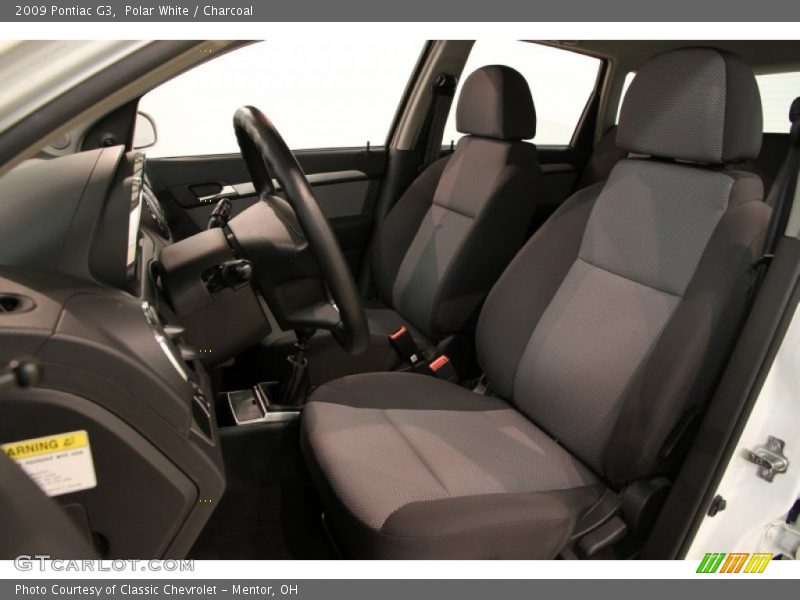 Polar White / Charcoal 2009 Pontiac G3