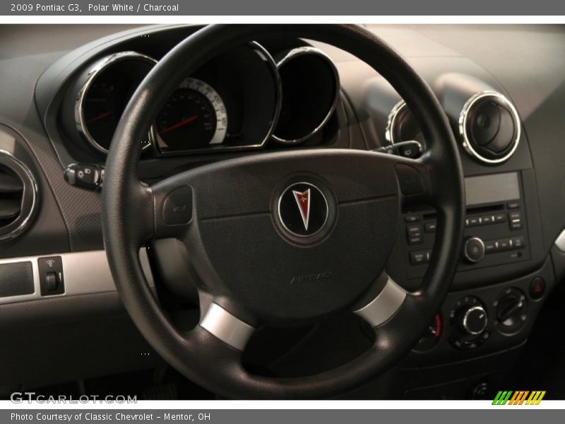 Polar White / Charcoal 2009 Pontiac G3