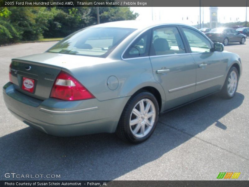 Titanium Green Metallic / Pebble Beige 2005 Ford Five Hundred Limited AWD