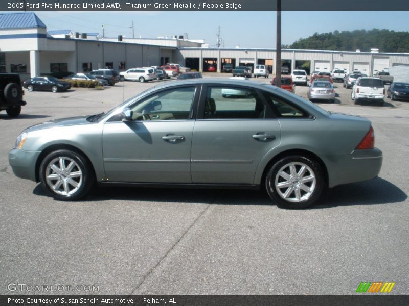 Titanium Green Metallic / Pebble Beige 2005 Ford Five Hundred Limited AWD