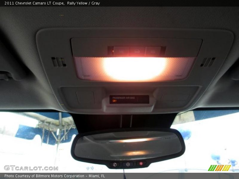 Rally Yellow / Gray 2011 Chevrolet Camaro LT Coupe