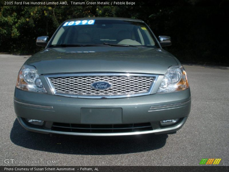 Titanium Green Metallic / Pebble Beige 2005 Ford Five Hundred Limited AWD