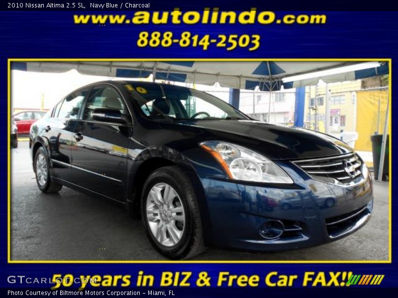 Navy Blue / Charcoal 2010 Nissan Altima 2.5 SL