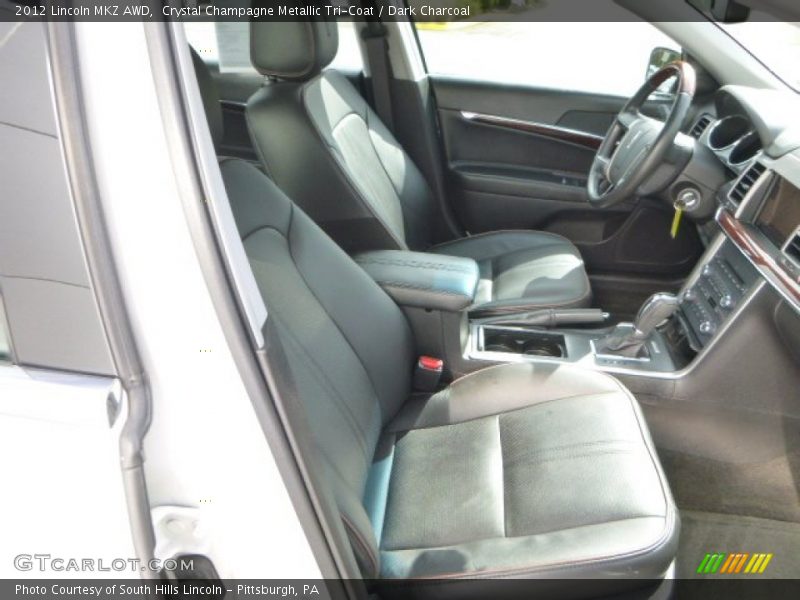 Crystal Champagne Metallic Tri-Coat / Dark Charcoal 2012 Lincoln MKZ AWD