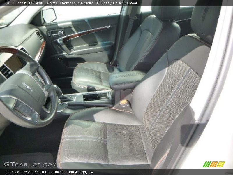 Crystal Champagne Metallic Tri-Coat / Dark Charcoal 2012 Lincoln MKZ AWD